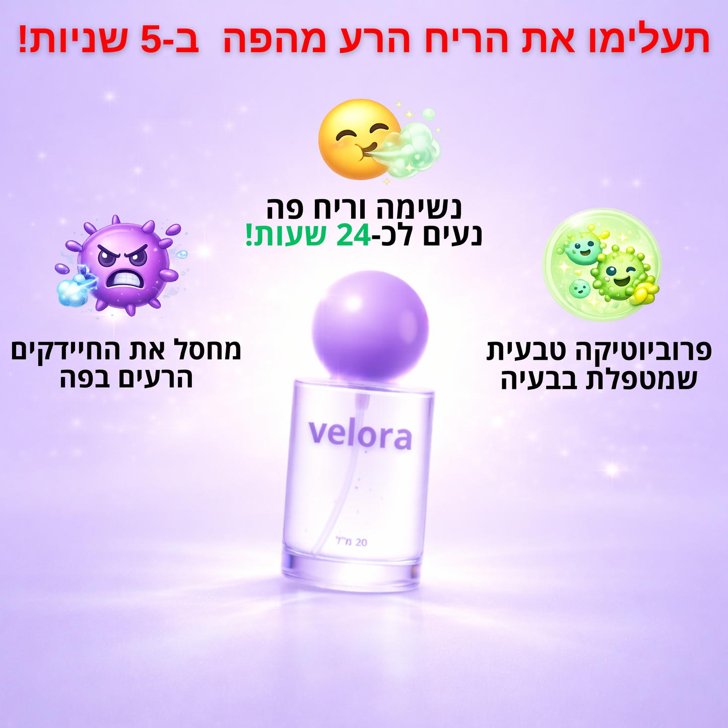 מארז לריח טוב מהפה 24/7